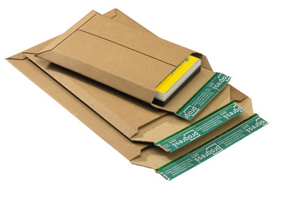 Verzendverpakkingen met plakstrip